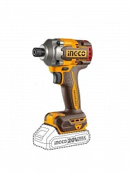 Аккумуляторный ударный шуруповерт 285 Нм, б/щ Li-ion (5) INGCO CIRLI2028 INDUSTRIAL