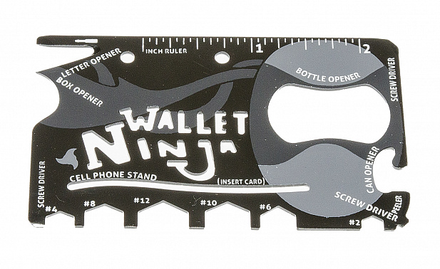 Набор Multi-tool WALLET 18в1 карманный