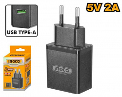 Зарядное устройство 5В USB (100) INGCO FCLI120502
