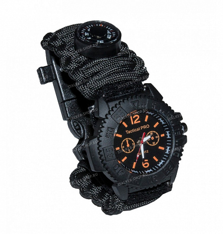 Watch General with paracord, black
