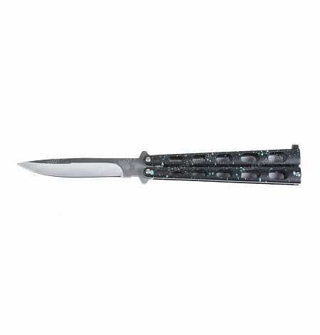 Нож-бабочка Benchmade, брызги, черный
